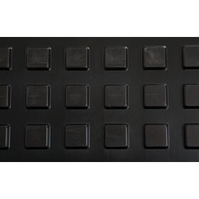 Λαστιχένιο Πάτωμα Original Πλακάκι 100x100cm 15mm Μαύρο 94470