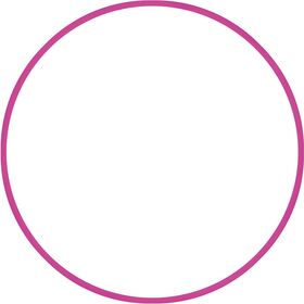 Χούλα-Χουπ HQ 60cm - Φ19mm - 230gr, Φούξια 98801