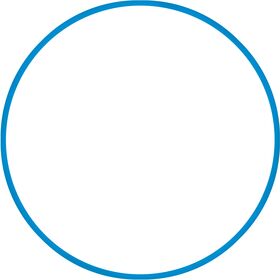 Χούλα-Χουπ HQ 70cm - Φ19mm - 280gr, Μπλε 98810