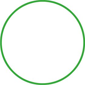 Χούλα-Χουπ 60cm - Φ18mm - 155gr, Πράσινο 48170