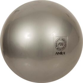Μπάλα Ρυθμικής Γυμναστικής 19cm FIG Approved, Ασημί 47957