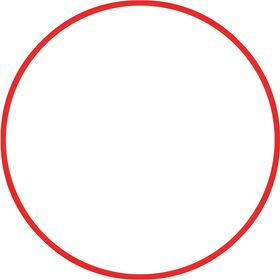 Χούλα-Χουπ 60cm - Φ18mm - 120gr, Κόκκινο 48012