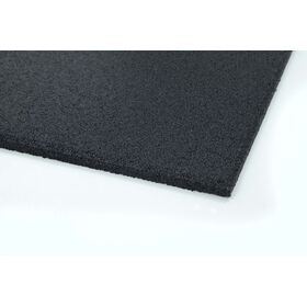Λαστιχένιο Πάτωμα BECROSS Πλακάκι 100x100cm 20mm Μαύρο 94455