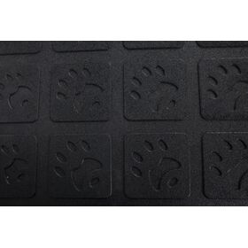 Λαστιχένιο Πάτωμα BECROSS Πλακάκι 100x100cm 20mm Μαύρο 94455