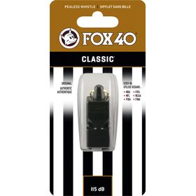 Σφυρίχτρα FOX40 Classic Μαύρη 99000008
