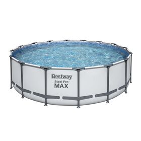 Πισίνα Στρογγυλή με Μεταλλικό Σκελετό 488x122cm Steel Pro Max Pool Set BESTWAY 15599