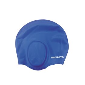 Σκουφάκι Κολύμβησης Σιλικόνης Με Προστατευτικό Αυτιών Μπλε VAQUITA 66209