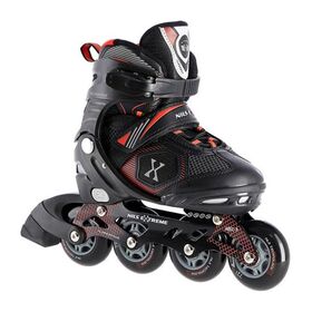 Πατίνια Roller Αυξομειούμενα Μαύρο/Κόκκινο IN-LINE SKATES NILS EXTREME NA9080