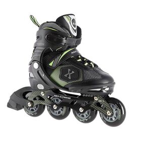 Πατίνια Roller Αυξομειούμενα Μαύρο/Πράσινο IN-LINE SKATES NILS EXTREME NA9080