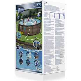 Πισίνα Στρογγυλή 488x100cm με Ατσάλινο Σκελετό VISTA BESTWAY 15787