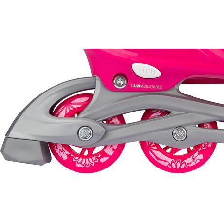 Nijdam Inline Skates Ρυθμιζόμενα 3-σε-1 "Floral Switch" Size: 29-32 N22AA01