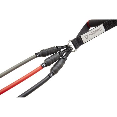 Reebok Σετ Λάστιχα Αντίστασης (Level 1-3) RATB 30034 Power Tube Set (Red/Black) RATB-30034