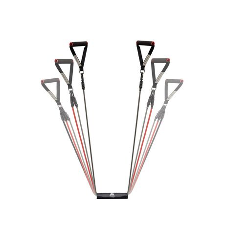 Reebok Σετ Λάστιχα Αντίστασης (Level 1-3) RATB 30034 Power Tube Set (Red/Black) RATB-30034