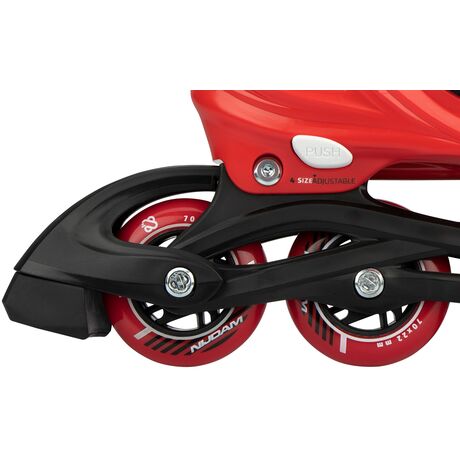 Nijdam Inline Skates Ρυθμιζόμενα "Rad Racer" Size: 33-36 N20AA07