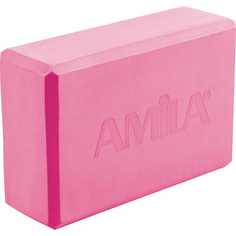 Τούβλο Γυμναστικής Yoga Block Ροζ AMILA 96841