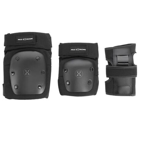 Προστατευτικά SET NILS EXREME H709 SIZE Large Μαύρο Προστατευτικά SET NILS EXREME H709 SIZE Large Μαύρο