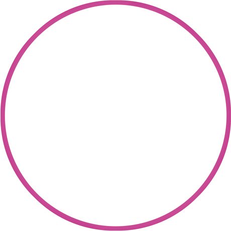 Χούλα-Χουπ 70cm - Φ19mm - 260gr, Φούξια 48026