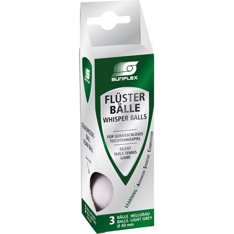 Μπαλάκια Ping Pong Sunflex Whisperballs 3 Τεμάχια Λευκό 97263 Μπαλάκια Ping Pong Sunflex Whisperballs 3 Τεμάχια Λευκό 97263