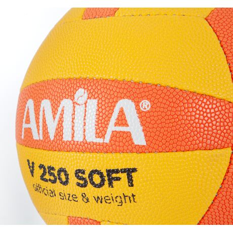 Μπάλα Volley AMILA GV-250 Yellow-Orange Νο. 5 41606 Μπάλα Volley AMILA GV-250 Yellow-Orange Νο. 5 41606