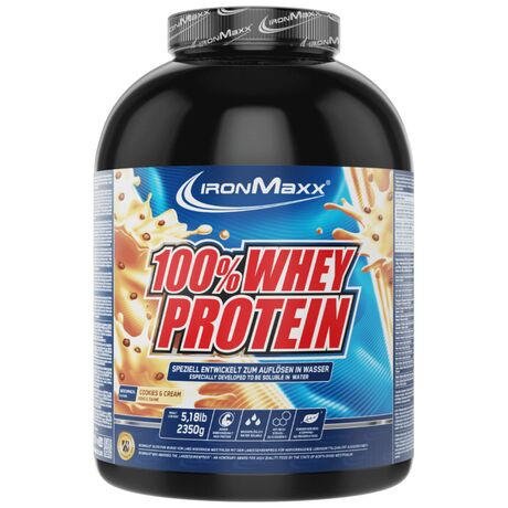 Πρωτεΐνη IronMaxx 100% Whey Protein 2350gr Cookies & Cream