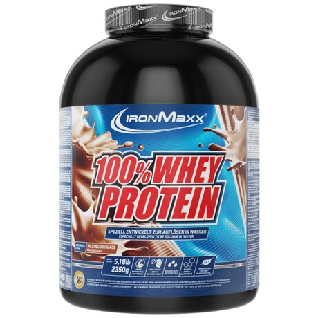 Πρωτεΐνη IronMaxx 100% Whey Protein 2350gr Σοκολάτα Γάλακτος