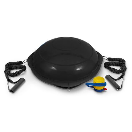 AMILA Balance Ball με Ξύλινη Βάση Mat Black 63cm 48193 AMILA Balance Ball με Ξύλινη Βάση Mat Black 63cm 48193