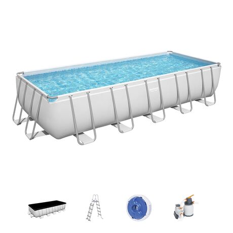 Πισίνα με Ατσάλινο Σκελετό 640x274x132cm Power Steel BESTWAY 15552