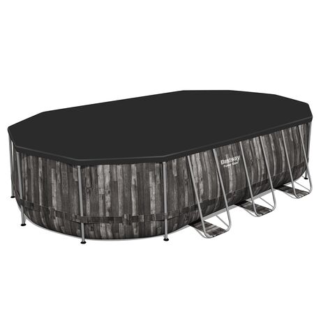 Πισίνα Οβάλ 610x366x122cm με Ατσάλινο Σκελετό BESTWAY 15553