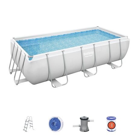 Πισίνα με Ατσάλινο Σκελετό 404x201x100cm Power Steel BESTWAY 15720