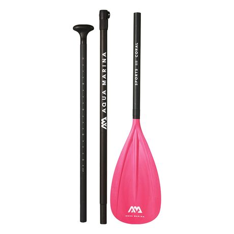 Κουπί SUP Ρυθμιζόμενο 175-220cm Sports III Coral AQUA MARINA 28029