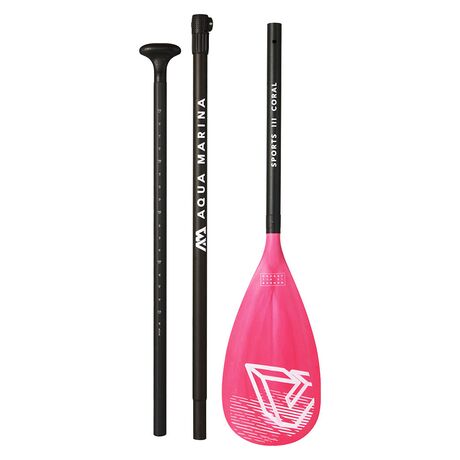 Κουπί SUP Ρυθμιζόμενο 175-220cm Sports III Coral AQUA MARINA 28029
