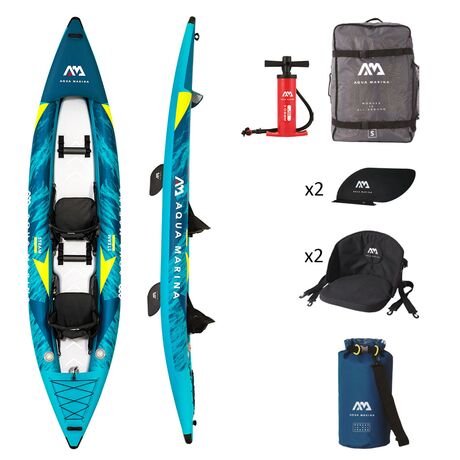 Καγιάκ Φουσκωτό 2 Ατόμων STEAM 412cm AQUA MARINA 15676