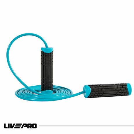 Live Pro Σχοινάκι Skipping PVC (Μαύρο/Μπλε) Χρώμα: Μαύρο/Κόκκινο Β-8286 Live Pro Σχοινάκι Skipping PVC (Μαύρο/Μπλε) Χρώμα: Μαύρο/Κόκκινο Β-8286