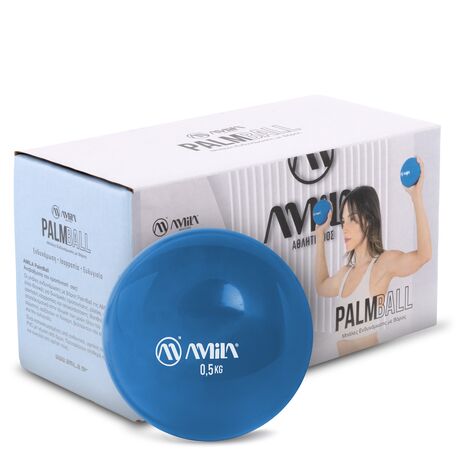 Μπάλες Pilates Palm Ball Two-Pack 0,5Kg Μπλε AMILA 96716