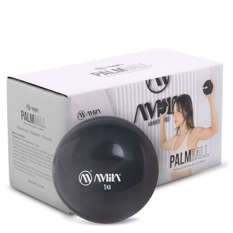 Μπάλες Pilates Palm Ball Two-Pack 1,0Kg Μαύρο AMILA 96722