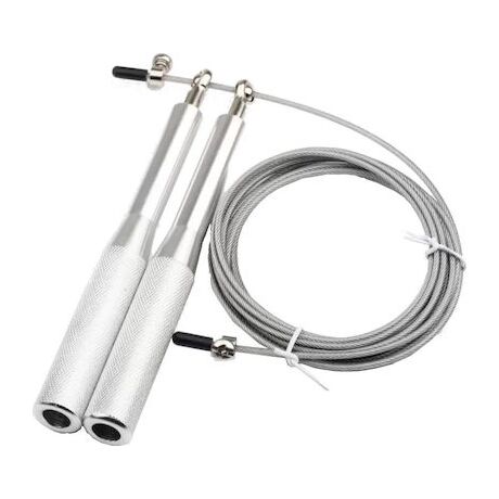 Σχοινάκι Γυμναστικής Crossfit Jumping Rope High Quality Ασημένιο MotivationPro Σχοινάκι Γυμναστικής Crossfit Jumping Rope High Quality Ασημένιο MotivationPro