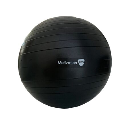 Μπάλα Γυμναστικής GYMBALL 65cm Μαύρη MotivationPro