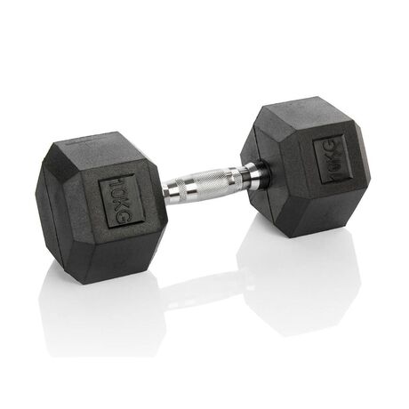 Βαράκι Εξάγωνο Λαστιχένιο 10,0Kg MotivationPro