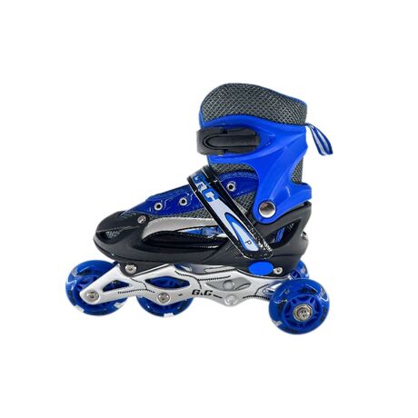 Πατίνια Roller Ρυθμιζόμενα 3 Σε 1 Με Led Τροχούς Μπλε G&C SK2