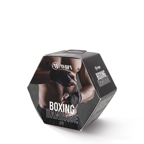 Μπαντάζ Πυγμαχίας HandWrap 3m Μαύρο AMILA 32000 Μπαντάζ Πυγμαχίας HandWrap 3m Μαύρο AMILA 32000