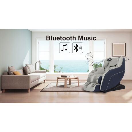 Πολυθρόνα Μασάζ Life Care by i-Rest SL-A196-2 (γκρι & μπλε) Μ-833-BL