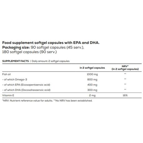 Mega Omega 3 90 Caps BioTech USA