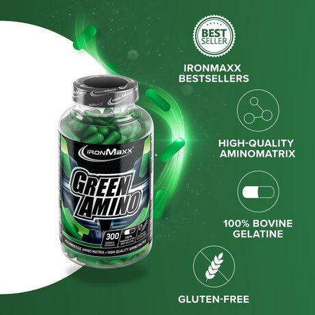 Αμινοξέα Green Amino 300caps IronMaxx
