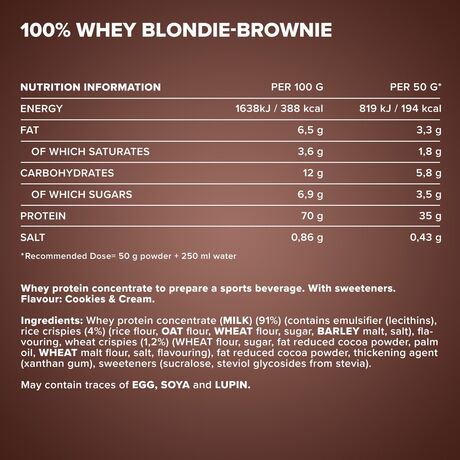 Πρωτεΐνη IronMaxx 100% Whey Protein 500gr Cookies & Cream Πρωτεΐνη IronMaxx 100% Whey Protein 500gr Cookies & Cream