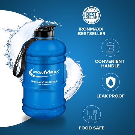 Μπουκάλι Nερού 2200ml Μπλε Ματ IronMaxx