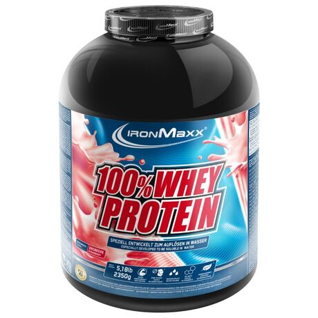 Πρωτεΐνη IronMaxx 100% Whey Protein 2350gr Φράουλα