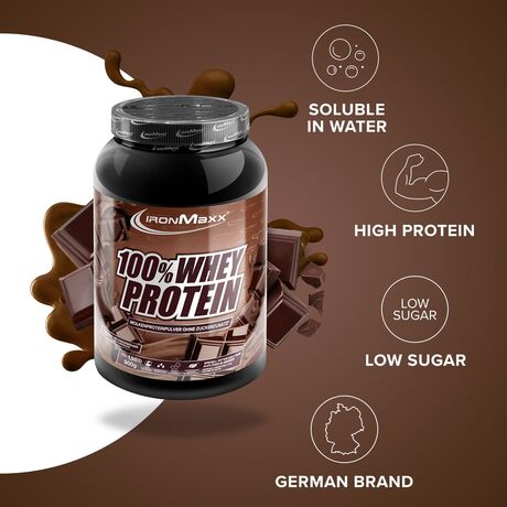 Πρωτεΐνη IronMaxx 100% Whey Protein 900gr Milk Chocolate Πρωτεΐνη IronMaxx 100% Whey Protein 900gr Milk Chocolate