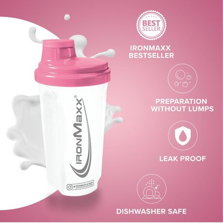 Shaker Πρωτεΐνης IronMaxx 750ml Frozen White Pink Shaker Πρωτεΐνης IronMaxx 750ml Frozen White Pink