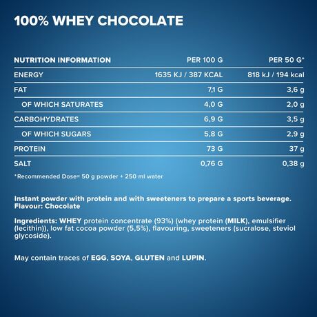 Πρωτεΐνη IronMaxx 100% Whey Protein 2350gr Milk Chocolate