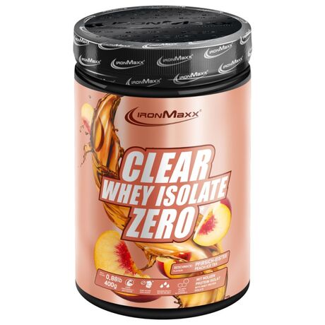 Πρωτεΐνη IronMaxx Clear Whey Isolate ZERO 400gr Peach Ice Tea
